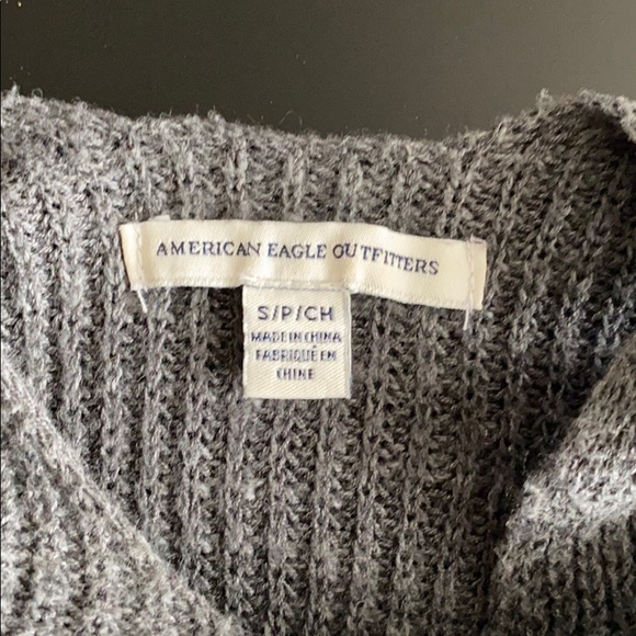 Dark Gray knit American Eagle tank top - Picture 3 of 3